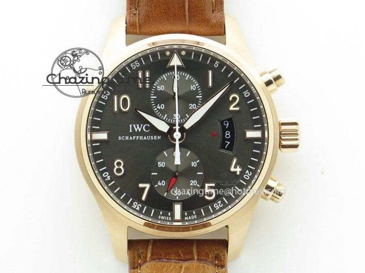MIROTIME 1223 Pilot Chrono 377721 “Le Petit Prince” SS ZF 1:1 Best Edition on Brown Leather Strap A Snug 7180